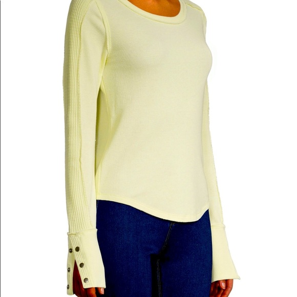 Free people yellow long-sleeve - Picture 3 of 3